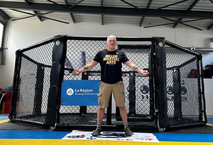 cage MMA BQ cage pancrace association combat bourgoin