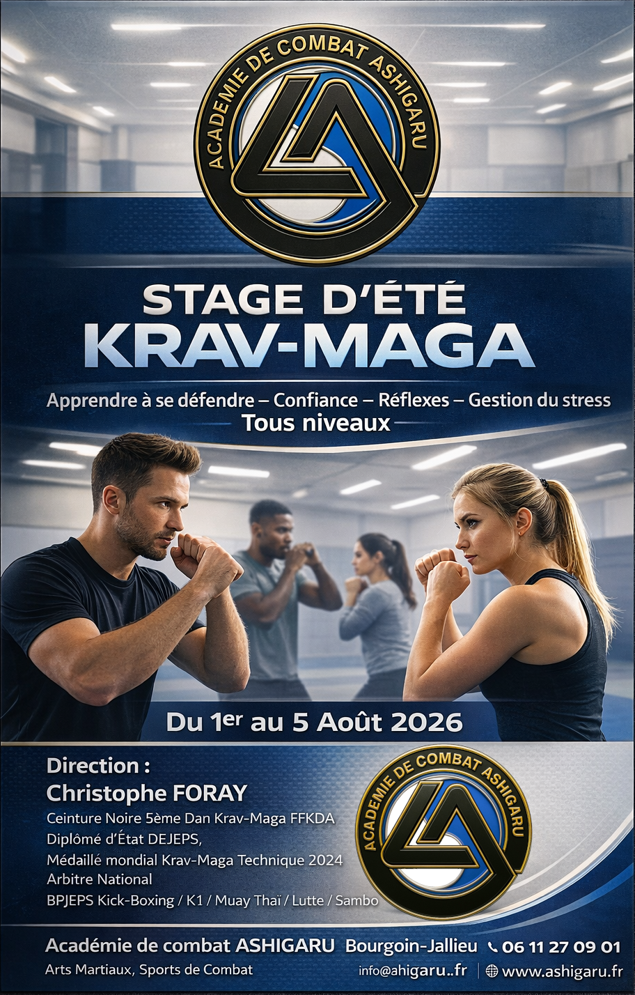 Stage d&rsquo;été KRAV-MAGA